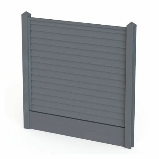 Satus Fence Panel Pack | 5 Pack | 1800mm | Merlin Grey