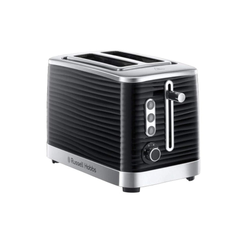 Load image into Gallery viewer, russell hobbs inspire 2 slice toaster in black 
