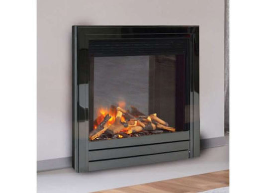 Evonic Kepler 22 Inset Electric Fire | Black Nickle Frame | EVEKEPLPETBLN