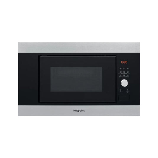 hotpoint integrated microwave in stainless steel