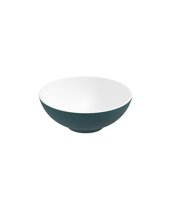 Sonas Skål Round Wash Basin 400X150 White - Ocean Blue And Waste | UF0424