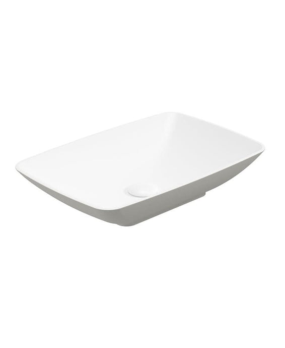 Sonas Skål Rectangle Wash Basin 600X400 White - Arctic Grey And Waste | UF0434