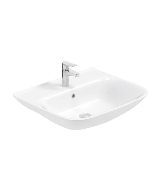 Sonas Scala 52Cm Semi Recessed 1Th Basin | USW0048