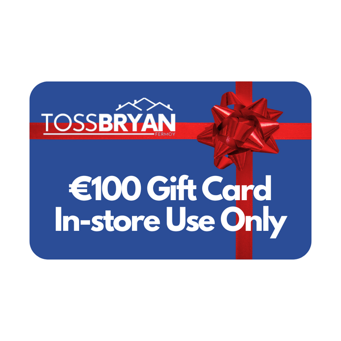 Toss Bryan Gift Card | €100 | In-store Use Only