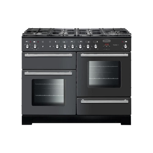 dual fuel rangemaster toledo plus 110 in slate with chrome trim