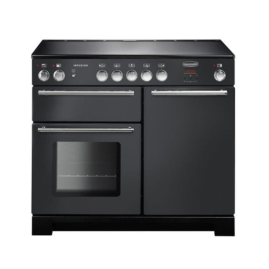 induction rangemaster infusion 100 in slate with chrome trim
