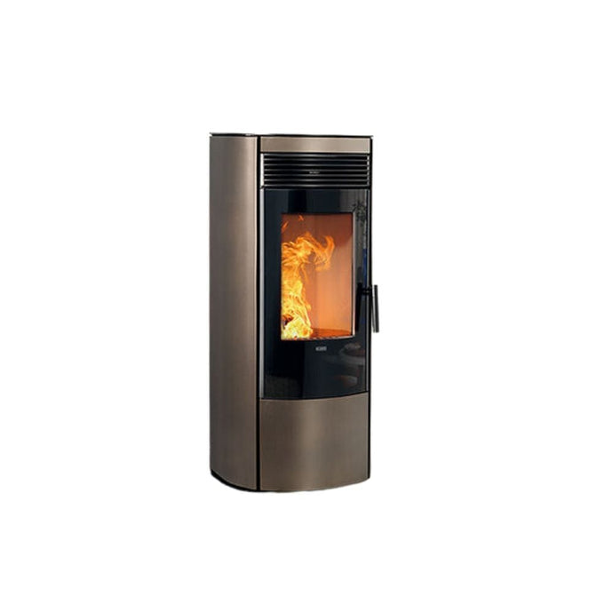 klover rea 100 wood pellet stove in bronze, 10.3 kw