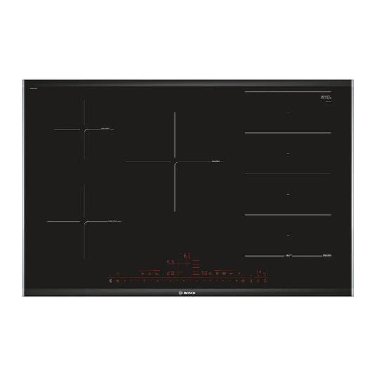 Bosch Series 8 Flex Induction Hob | 80CM | Black Glass | PXV875DV1E