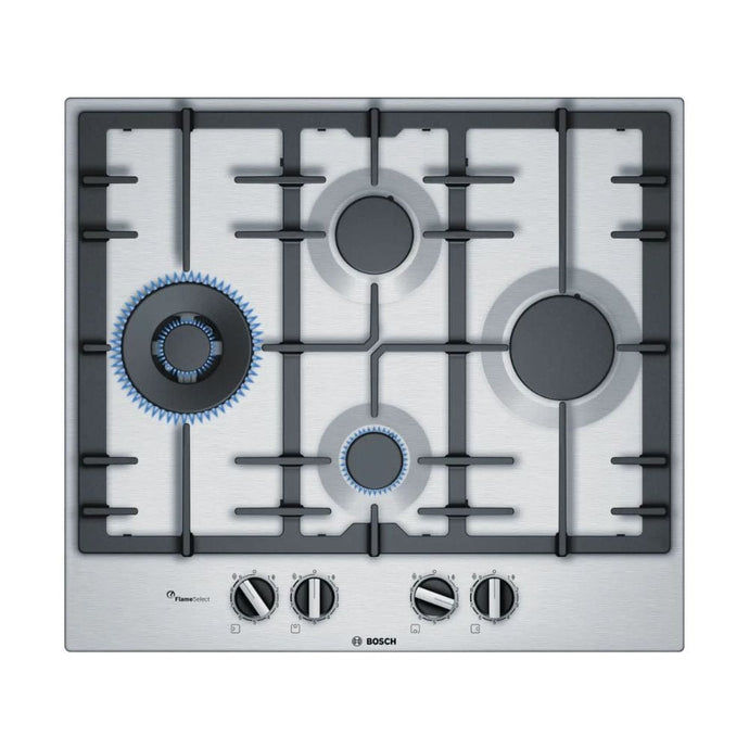 Bosch Series 6 Gas Hob | 60CM | Brushed Steel | PCI6A5B90