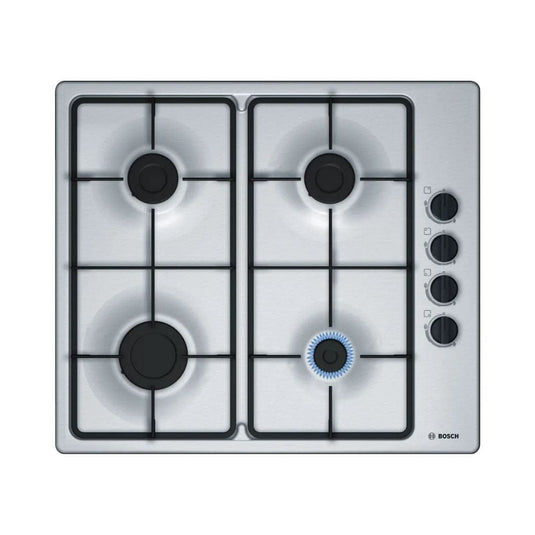 Bosch Series 2 Gas Hob | 60CM | Brushed Steel | PBP6B5B60