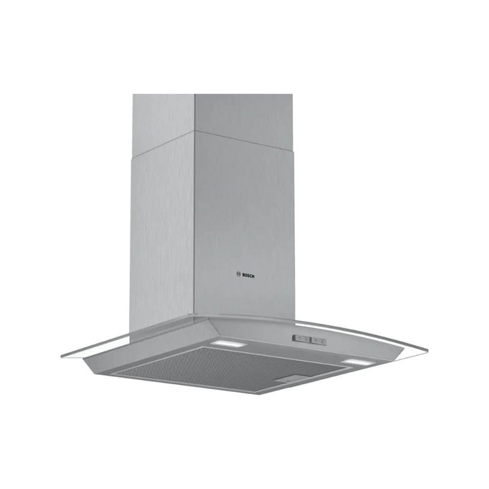 Bosch Series 2 Curved Glass Chimney Hood | 60CM | Brushed Steel | DWA64BC50B