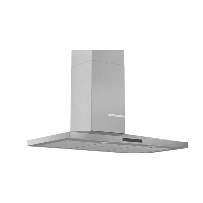 Bosch Series 4 Slim Pyramid Chimney Hood | 90CM | Brushed Steel | DWQ96DM50B