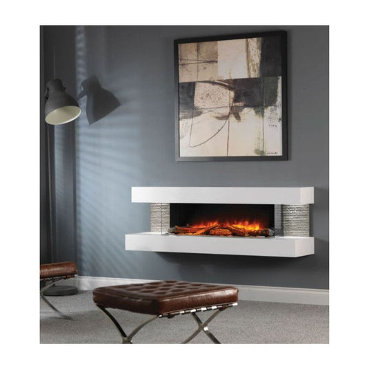 evonic compton 1000 insert electric fire in grey