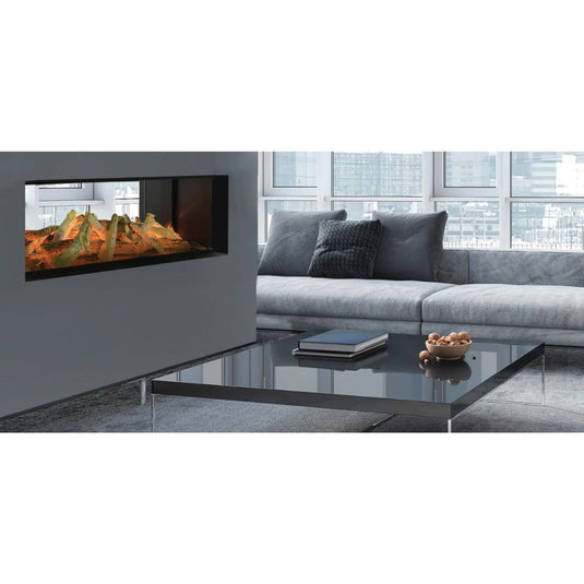 evonic halo 1030DS integrated electric fire, double sided