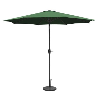 Parasol Aluminium Crank & Tilt  | Green | 2.7M | 300140