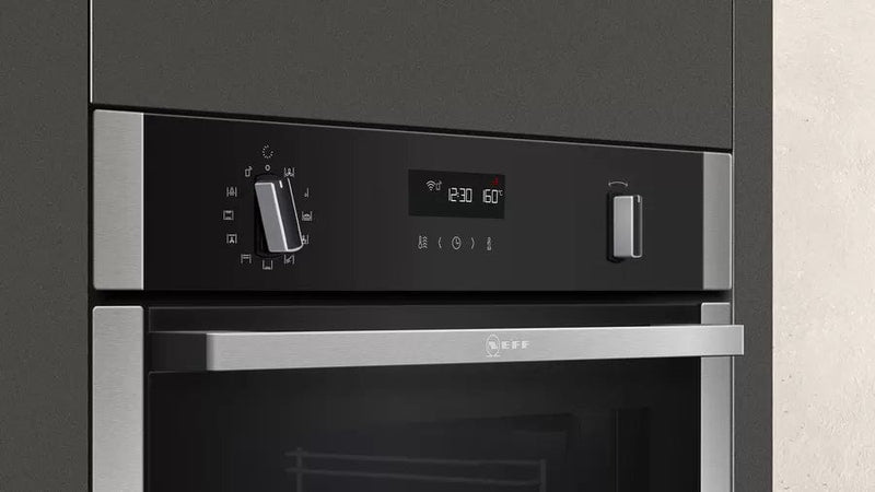 Load image into Gallery viewer, stainless steel single oven with control panel

