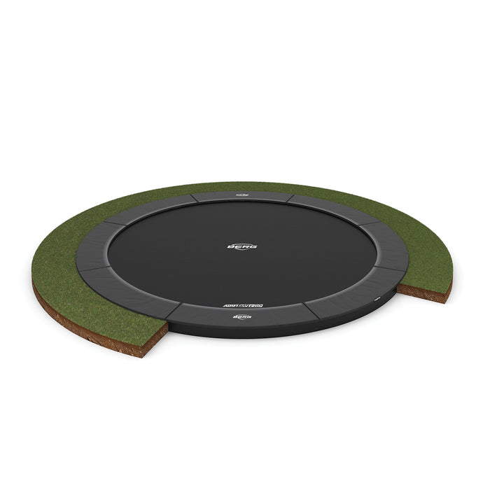 Berg Champion Flatground Trampoline | 430CM/ 14FT | Grey | 38.14.03.01