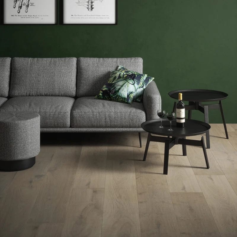 Load image into Gallery viewer, burren oak flooring on display in a living room
