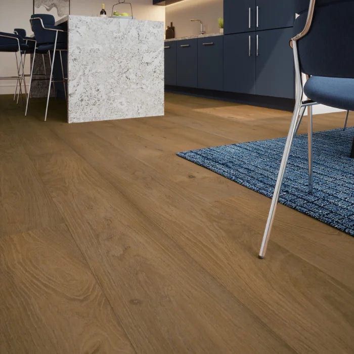 Load image into Gallery viewer, cinnamon oak flooring on display in a kitchen

