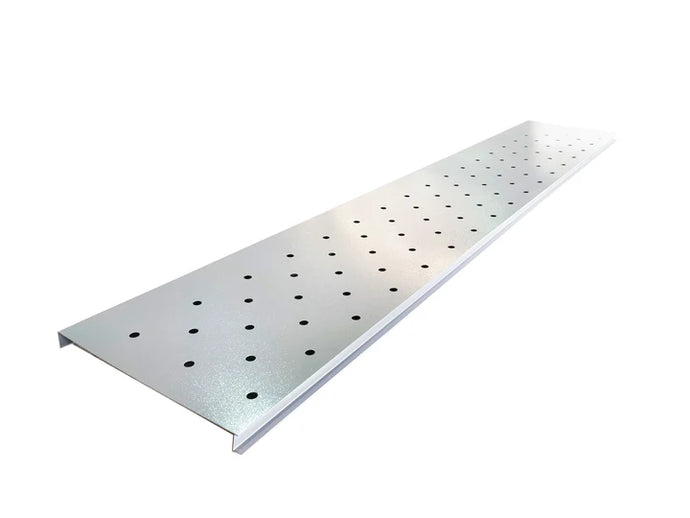 Satus Fence Round Holes Gate Trellis Panel | 1100 mm | Goosewing Grey | 22426140