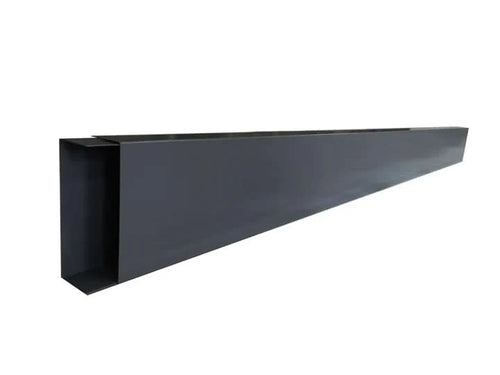fence plinth in anthracite grey