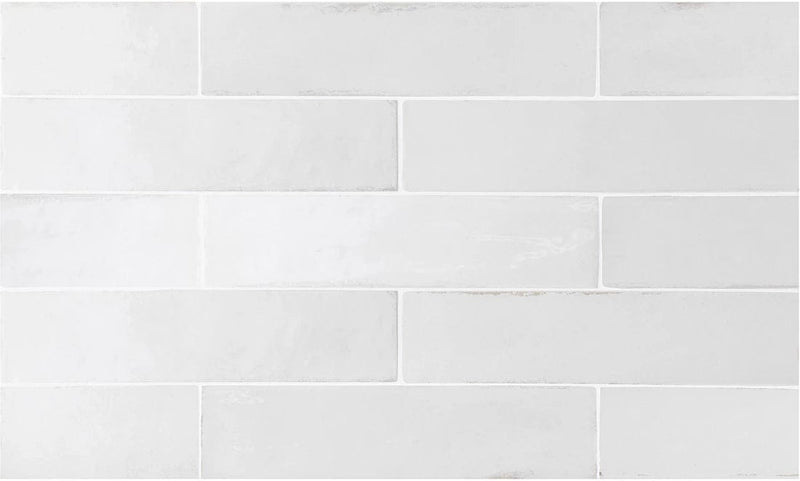 Load image into Gallery viewer, tribeca tile in gypsium white, 6x24.6cm
