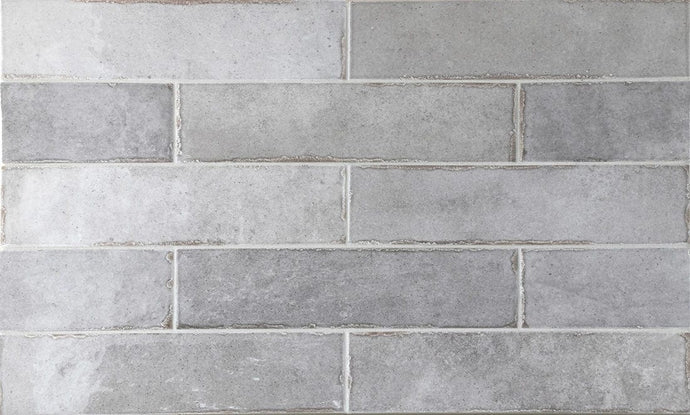 tribeca tile in grey whisper, 6x24.6cm