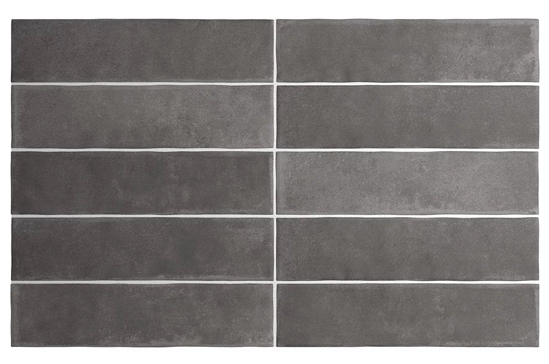 Load image into Gallery viewer, argile tile in dark, 6x24.6cm
