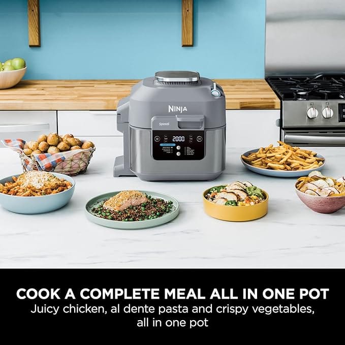 Load image into Gallery viewer, ninja speedi rapid cooker and air fryer complete meal in one pot
