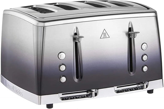 russell hobbs eclipse 4 slice toaster lift and look in midnight blue control panel