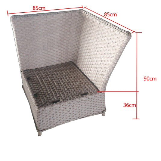 Corner chair dimensions 