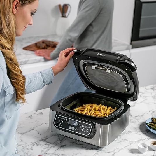 ninja health grill and air fryer cooking