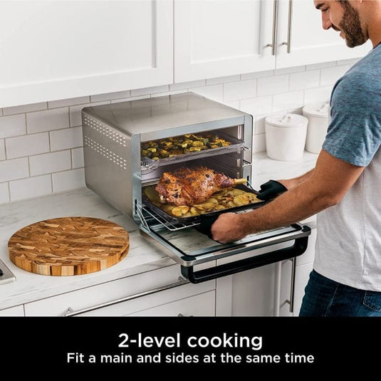 ninja foodi dual level air fryer oven 2 level cooking