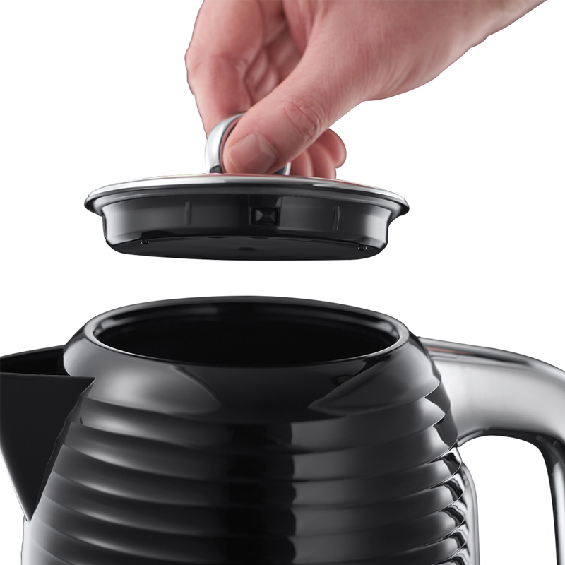 Load image into Gallery viewer, russell hobbs inspire kettle in black lid
