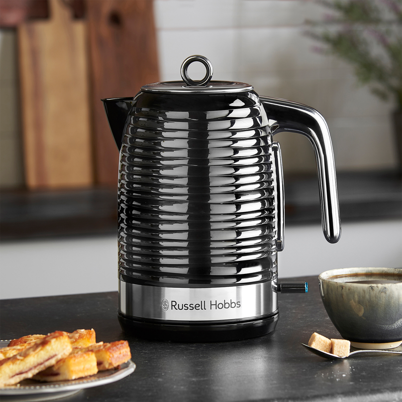 Load image into Gallery viewer, russell hobbs inspire kettle in black 
