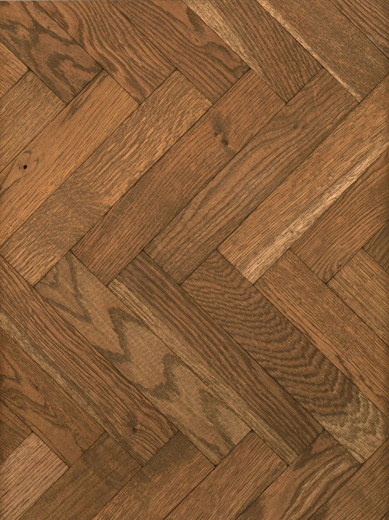 Load image into Gallery viewer, white oak tumbled herringbone solid wood flooring
