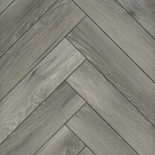 palladium grey oak herringbone laminate flooring