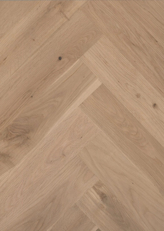 white oak herringbone unfinished solid wood flooring