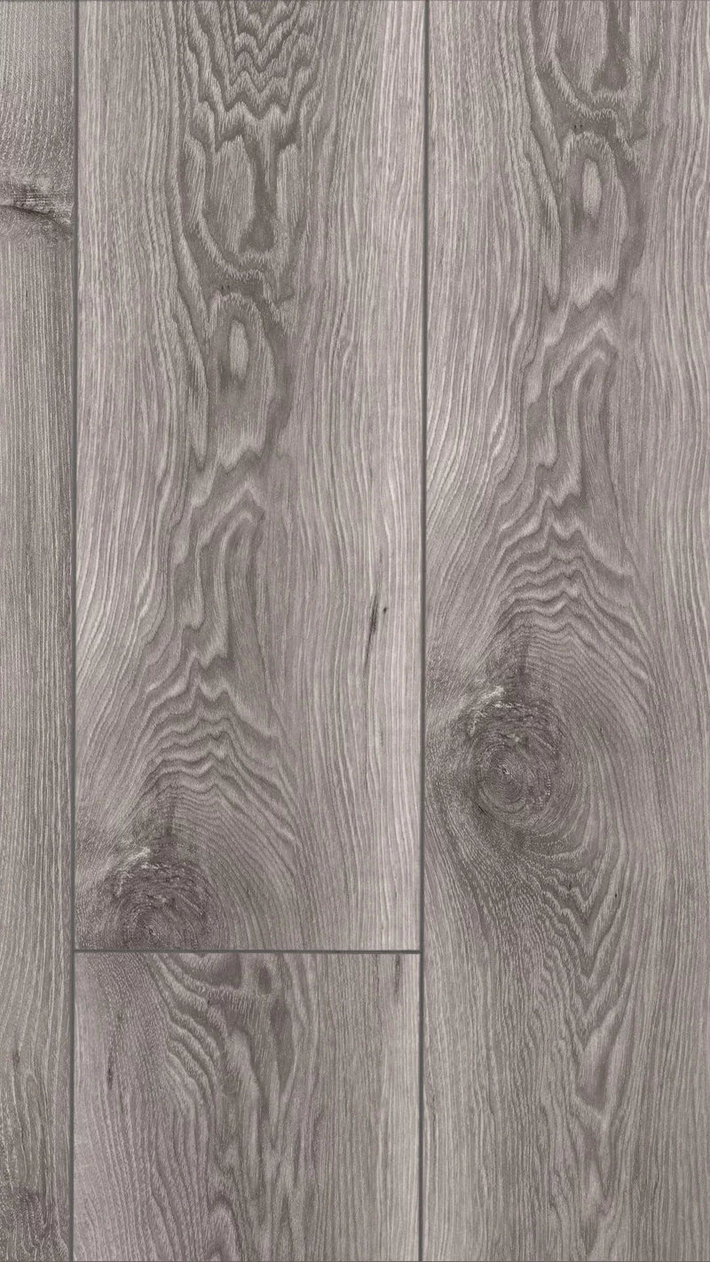 Load image into Gallery viewer, grey frosted oak gloss laminate flooring
