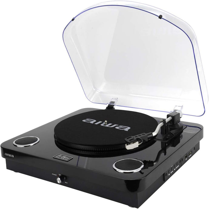 Aiwa All In One Stereo Turntable | Black | 880076