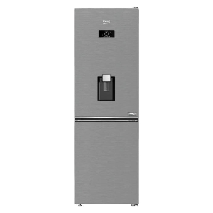 Beko Fridge Freezer | 186.5x59.5CM | Silver | CNB3G4686DVPS