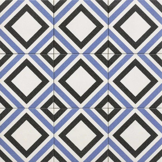 blue belfast tile 20x20cm