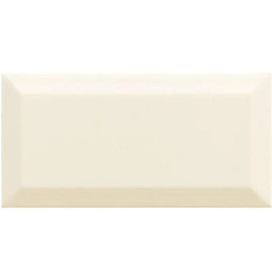 10x20cm Bissel tile in the colour cream