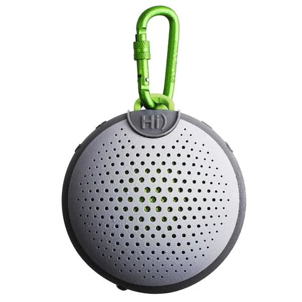 Boompods Aquablaster Wireless Speaker | Grey/Green | BP-ABGRN