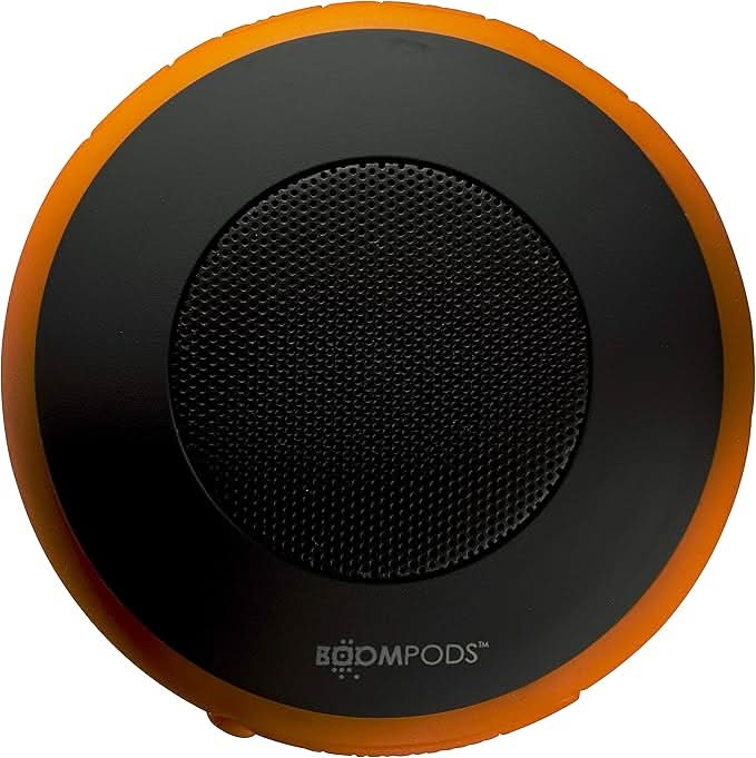 Завантажте зображення в засіб перегляду галереї, Boompods Aquapod Wireless Speaker | Black/Orange | AQPORA
