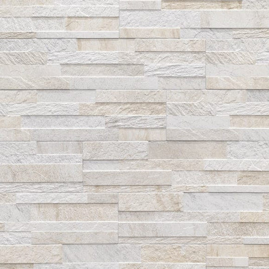 cubics tile in white, 15x61cm