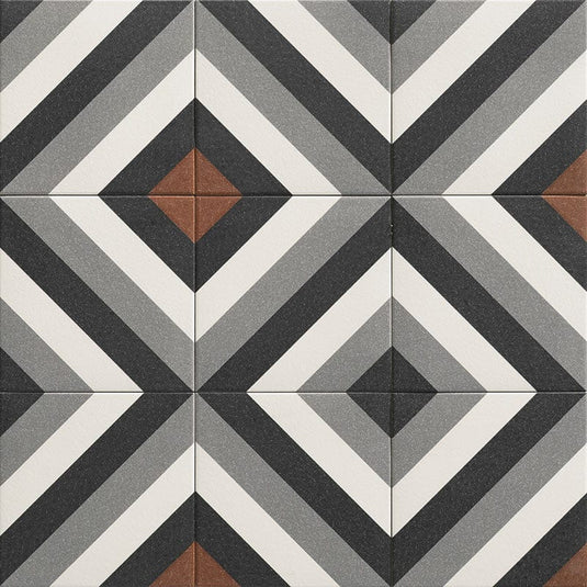 black dublin tile 20x20cm