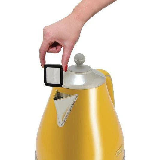 Load image into Gallery viewer, DeLonghi Icona Capitals Kettle | 3KW | 1.7L | Yellow | KBOC3001.Y
