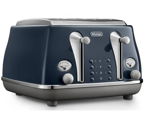 Завантажте зображення в засіб перегляду галереї, DeLonghi Icona Capitals Toaster | 1.8KW | Blue | CTOC4003.BL
