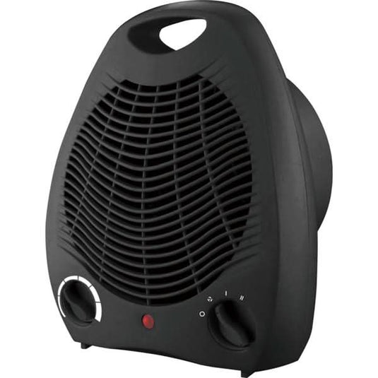 De Vielle Dual Fan Heater | 2KW | Black | 300547